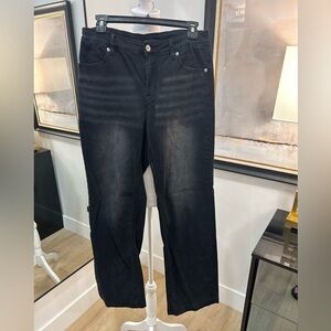 Amazon Women's Straight Leg Black Jeans